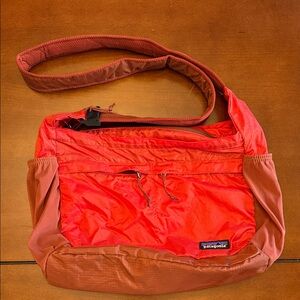 Patagonia Vibrant Red and Maroon Messenger Bag